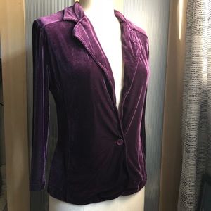 Velvet Plum Blazer just for the Holidays